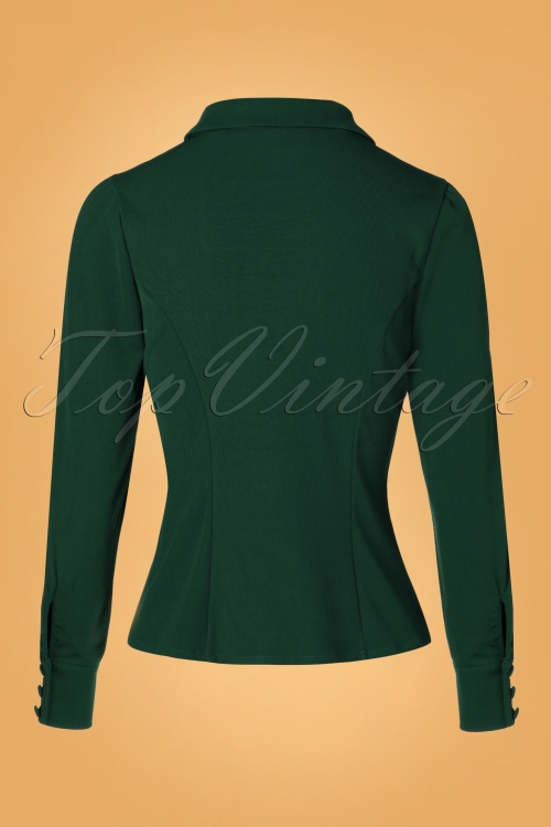 Hearts & Roses - Frida blouse in groen 3