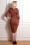 Hearts and Roses 44202 Pencil Dress Rust 20221012 020LW