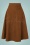 Banned Retro - Robe Chasuble Lifes A Peach Années 50 en  Camel 2