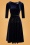 Vintage chic 39971 dress velvet blue 141021 005W