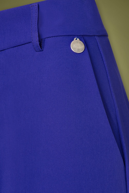 20to - Scarlett rechte broek in paars blauw 3