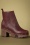 70s Emma Clog Booties in Burnt Red