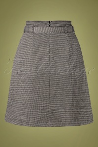 Vive Maria - 60s Chelsea Houndstooth Love Skirt in Grey 2