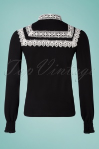 Vive Maria - Nuit Francaise blouse in zwart 2