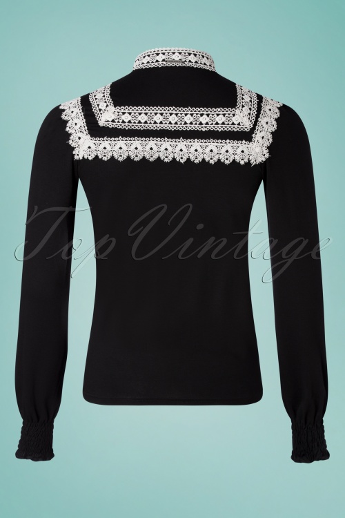 Vive Maria - Nuit Francaise blouse in zwart 2