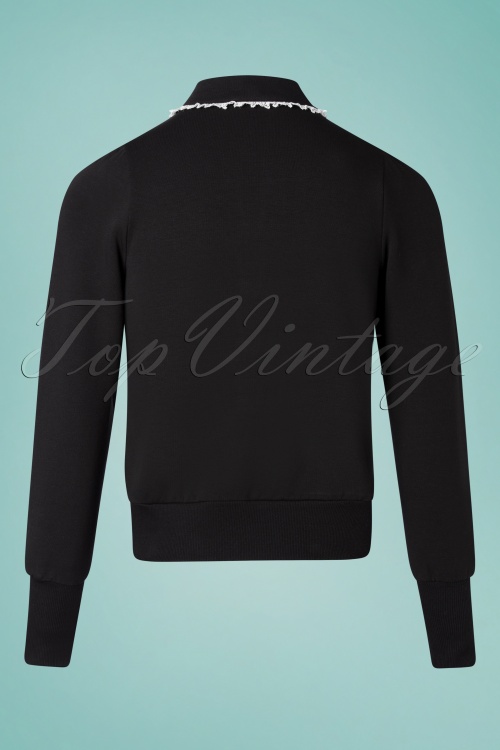 Vive Maria - Holy Winter Sweater Années 60 en Noir 2