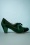 Chelsea Crew - Madison Velvet Shoe Booties Années 40 en Vert Émeraude 2