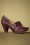 Chelsea Crew - 40s May Shoe Booties in Burgundy