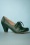 Maytal Shoe Booties Années 50 en Vert Foncé