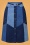 70s Rina Denim Skirt in Blue