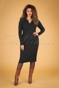 Compania Fantastica - 70s Dana Dress in Black