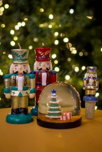 &Klevering - Nutcracker Candle in Gold and Green 4