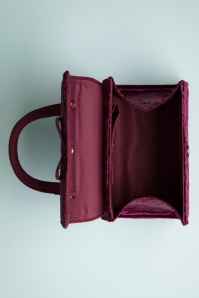 Ruby Shoo - 50s Hamilton Handbag in Wine 4