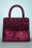 Ruby Shoo - Hamilton Handbag Années 50 en Bordeaux