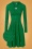 60s Shalala Tralala Shawlax Dress in Greenish Smell