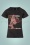 Queen Kerosin - Not Your Playbunny Boyfriend T-shirt Années 70 en Gris