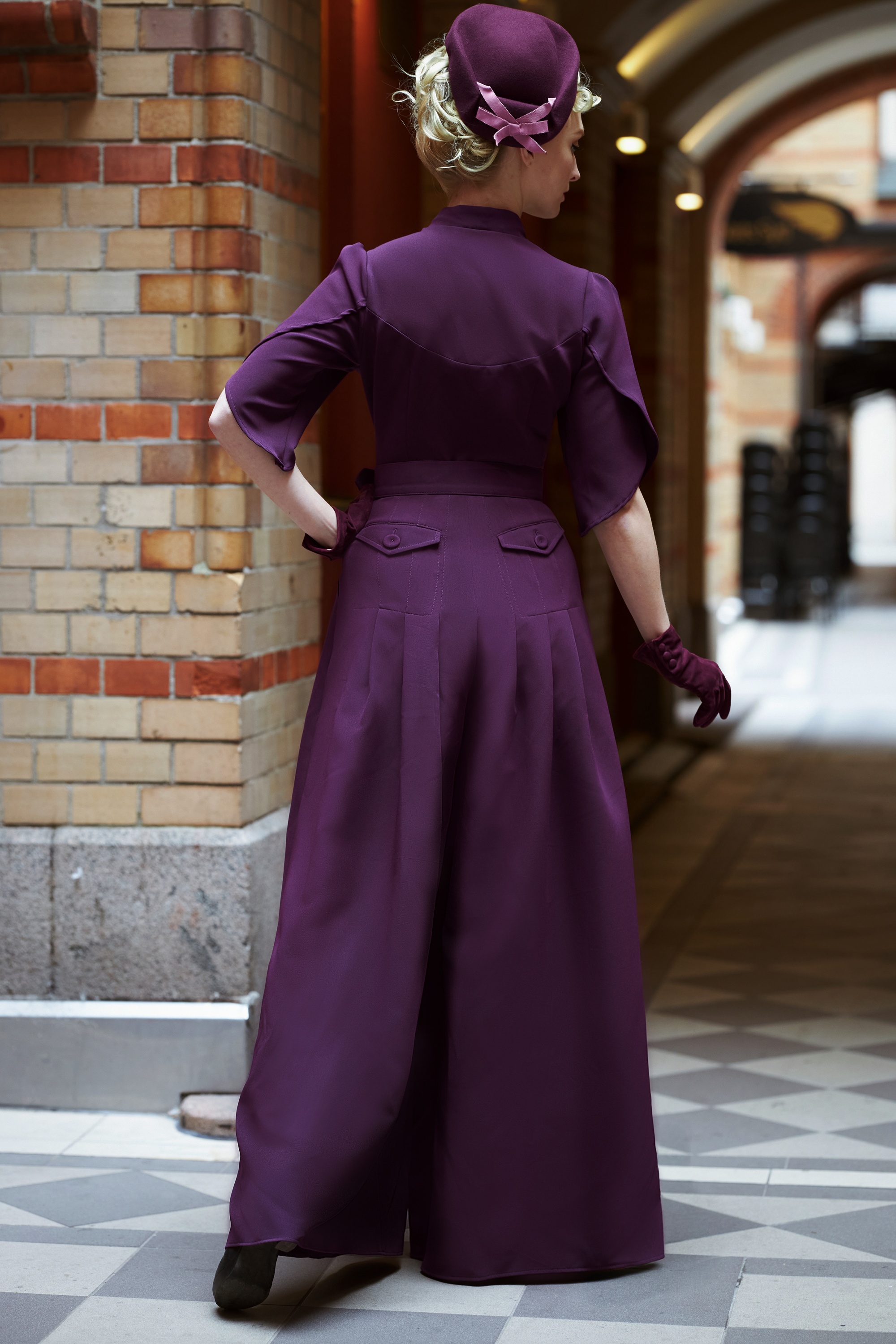 Miss Candyfloss 50s Leandra Bo Signature Jumpsuit in