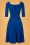 Vintage Chic 44917 Swing Dress Blue 221026 606W