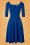 Vintage Chic 44917 Swing Dress Blue 221026 603W