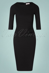 Vintage Chic for Topvintage - 50s Belle Pencil Dress in Black
