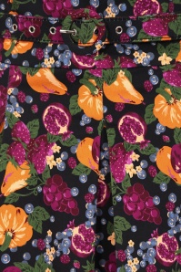 Collectif Clothing - 50s Laken Fruit Bowl Swing Skirt in Multi 4