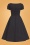 Collectif 44436 Mimi Mini Polka Swing Dress Black 20221031 021LW