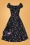 Dolores Galaxy Dreamer Doll Dress Années 50 en Noir