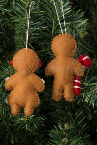 Sass & Belle - Gingerbread Couple Hanging Decoration 2