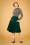 50s Etta Swing Skirt in Green