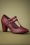 Lulu Hun 44558 Shoes Prudence Heels Burgundy 221102 007W