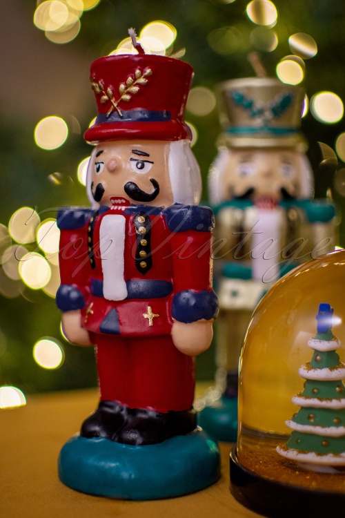 &Klevering - Nutcracker Candle in Red 3