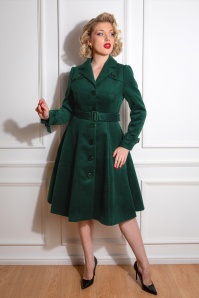 Vintage Diva | The Eugenie Butterfly Pencil Dress in Green