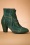 Lulu Hun - Selma Check Booties Années 50 en Vert 2