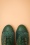 Lulu Hun - Selma Check Booties Années 50 en Vert 3