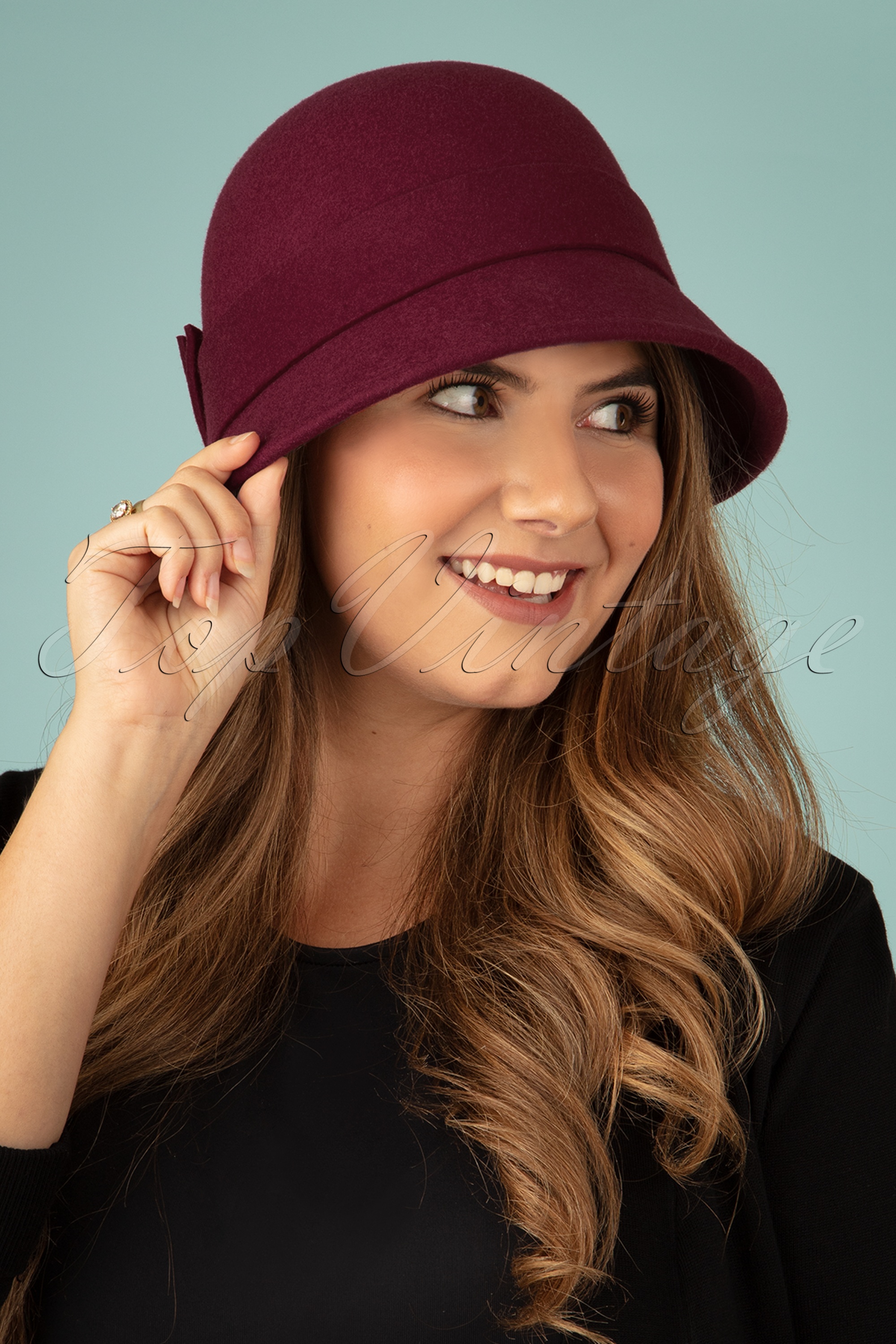 Bronté - Sophia Wine Cloche hoed 2