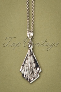 Lovely - Art Deco Necklace in Black 3