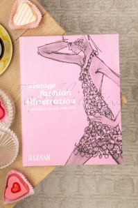 Fashion, Books & More - Vintage Modeillustration von Harper's Bazaar