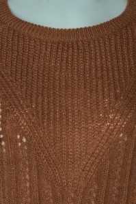 Smashed Lemon - 70s Xenia Sweater in Brown 4