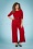 50s Shany Jumpsuit in Deep Red