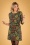 70s Zoe Uptown Dress in Pine Green