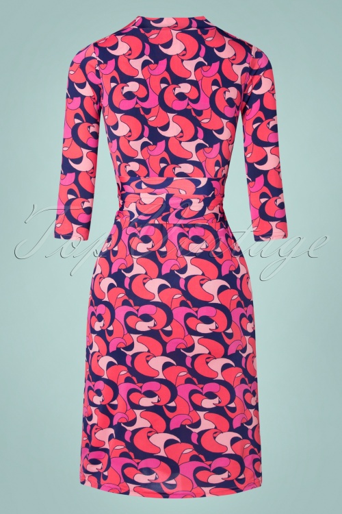 Onjenu - 70s Amelia Pitot Dress in Pink 3