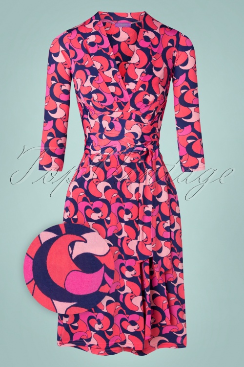 Onjenu - 70s Amelia Pitot Dress in Pink