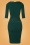 Vintage Chic 45716 Pencil Dress Forest Green 221110 606W