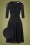 Vintage Chic 45998 Swing Dress Black Glitter 221110 602Z