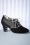 Lola Ramona 50s Ava Signature Leather Shoe Booties in Black
