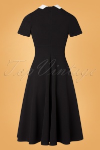Vintage Chic for Topvintage - 60s Sandy Swing Dress in Black and White 3