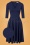 Vintage Chic 46059 Swing Dress Navy Glitter 221114 601Z