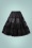 Collectif Clothing Maddy Petticoat Años 50 en Negro