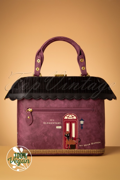 Vendula - Sherlock Detective Agency Grab Bag in Wine Red 5