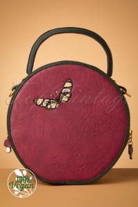 Vendula - Forest Scrapbook Hetty Bag in Burgundy Red 4